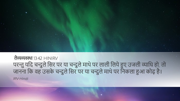 लैव्यव्यवस्था 13:42 HINIRV Desktop Wallpaper - परन्तु यदि - Desktop Bible Verse Wallpaper