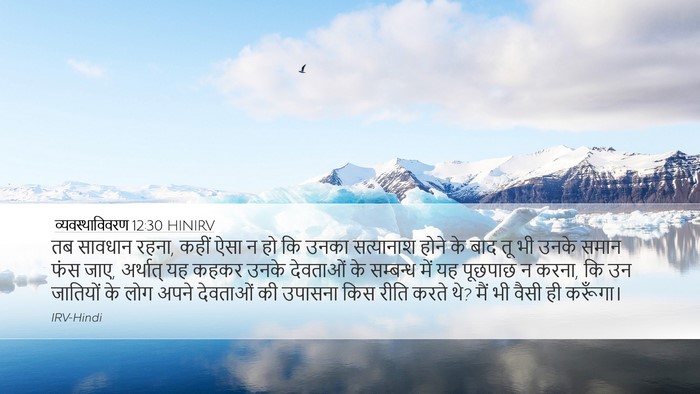 व्यवस्थाविवरण 12:30 HINIRV Bible Verse Image
