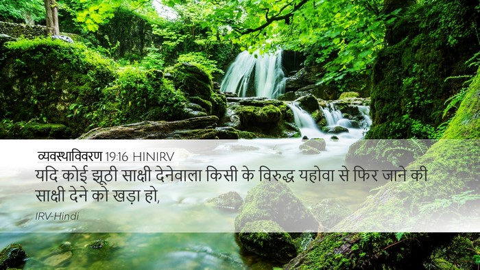 व्यवस्थाविवरण 19:16 HINIRV Bible Verse Image