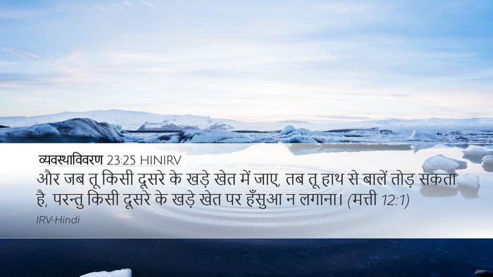 व्यवस्थाविवरण 23:25 HINIRV Bible Verse Image