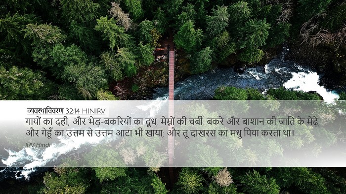 व्यवस्थाविवरण 32:14 HINIRV Bible Verse Image