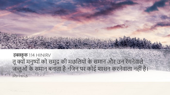 हबक्कूक 1:14 HINIRV Bible Verse Image