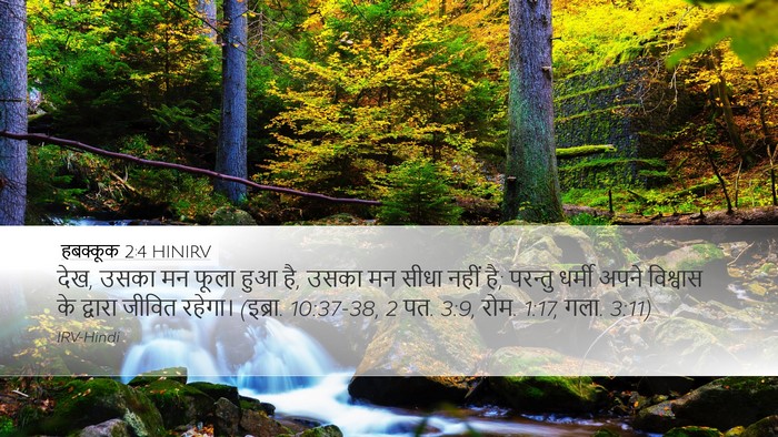 हबक्कूक 2:4 HINIRV Bible Verse Image