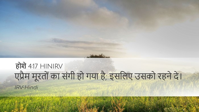 होशे 4:17 HINIRV Bible Verse Image
