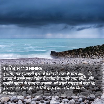 1 इतिहास 11:3 HINIRV Bible Verse Image