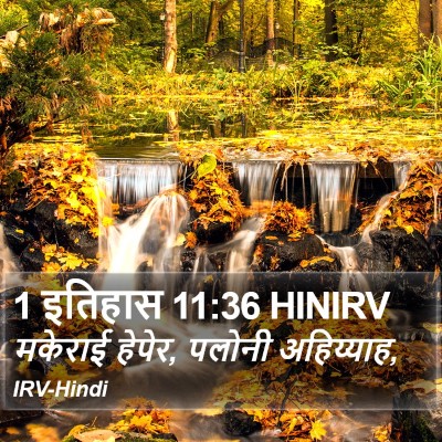1 इतिहास 11:36 HINIRV Bible Verse Image