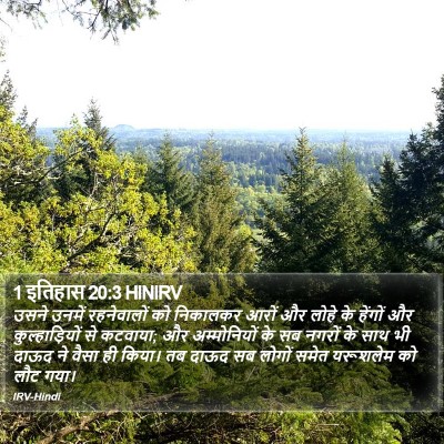 1 इतिहास 20:3 HINIRV Bible Verse Image