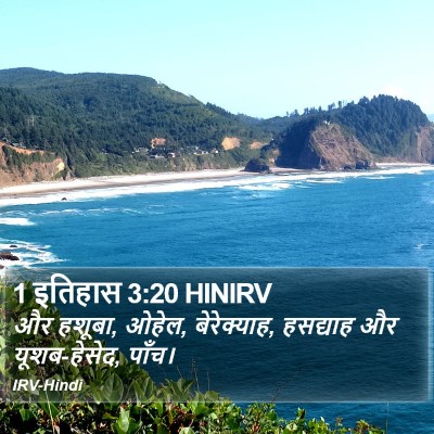1 इतिहास 3:20 HINIRV Bible Verse Image