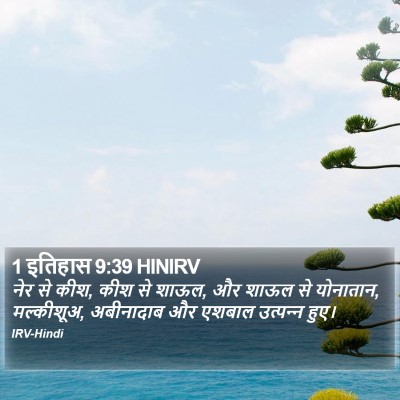 1 इतिहास 9:39 HINIRV Bible Verse Image