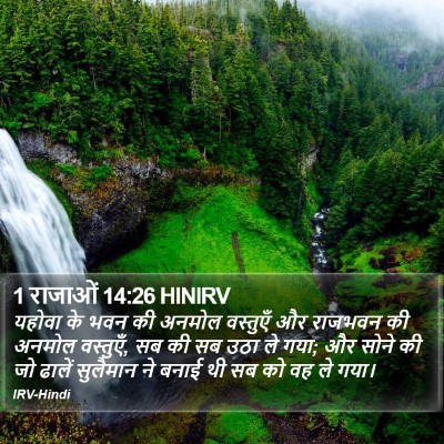 1 राजाओं 14:26 HINIRV Bible Verse Image