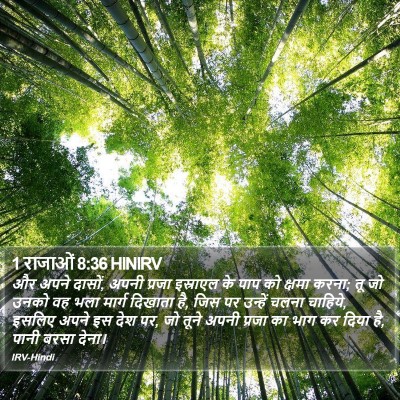 1 राजाओं 8:36 HINIRV Bible Verse Image