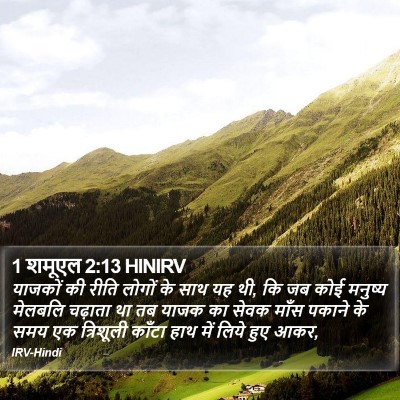 1 शमूएल 2:13 HINIRV Bible Verse Image