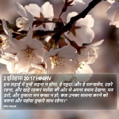 2 इतिहास 20:17 HINIRV Bible Verse Image