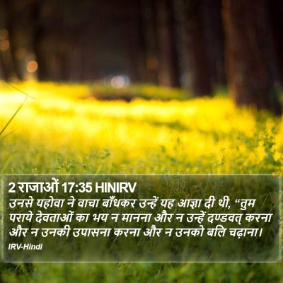 2 राजाओं 17:35 HINIRV Bible Verse Image