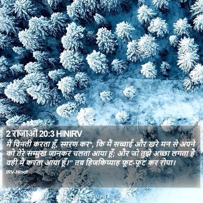 2 राजाओं 20:3 HINIRV Bible Verse Image