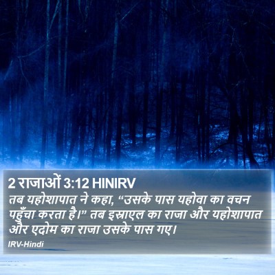 2 राजाओं 3:12 HINIRV Bible Verse Image