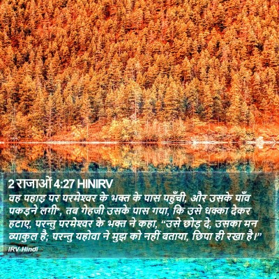 2 राजाओं 4:27 HINIRV Bible Verse Image