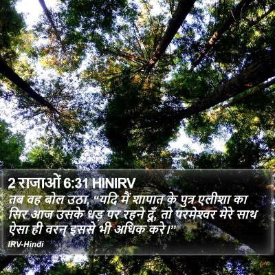 2 राजाओं 6:31 HINIRV Bible Verse Image
