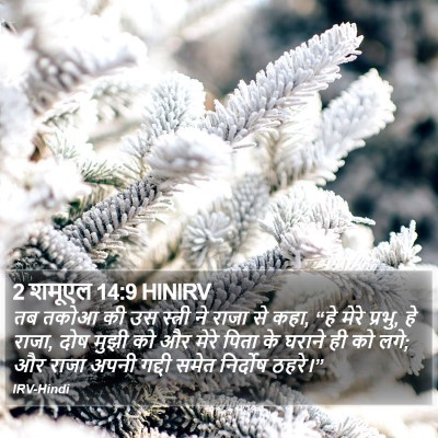 2 शमूएल 14:9 HINIRV Bible Verse Image
