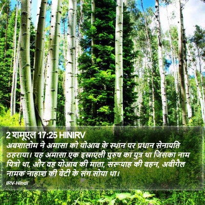 2 शमूएल 17:25 HINIRV Bible Verse Image