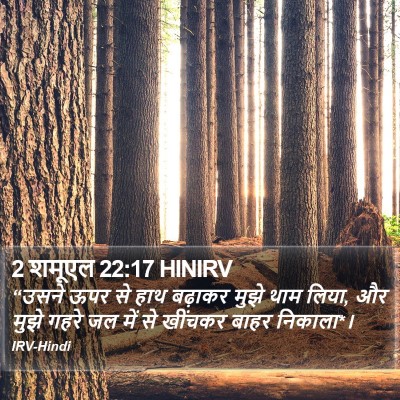 2 शमूएल 22:17 HINIRV Bible Verse Image