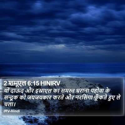 2 शमूएल 6:15 HINIRV Bible Verse Image