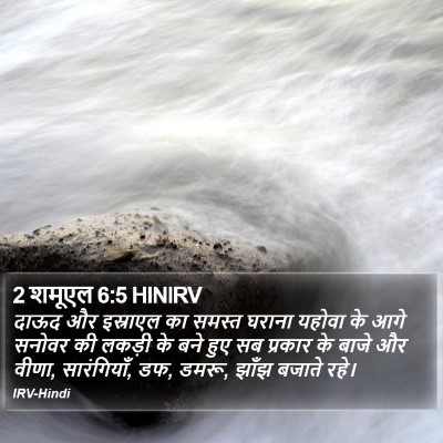 2 शमूएल 6:5 HINIRV Bible Verse Image