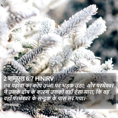 2 शमूएल 6:7 HINIRV Bible Verse Image