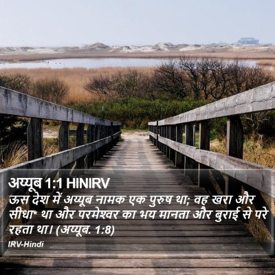 अय्यूब 1:1 HINIRV Bible Verse Image