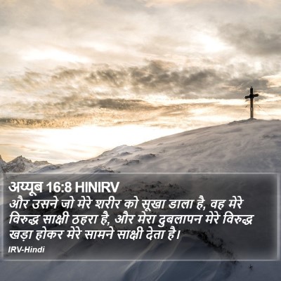 अय्यूब 16:8 HINIRV Bible Verse Image