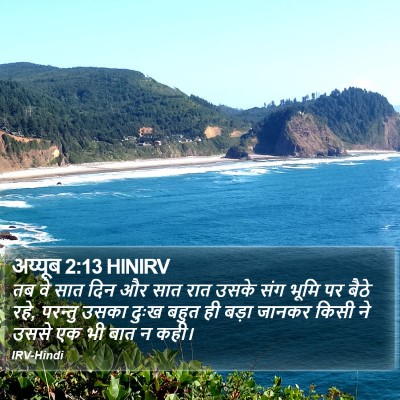 अय्यूब 2:13 HINIRV Bible Verse Image