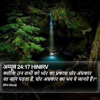 अय्यूब 24:17 HINIRV Bible Verse Image