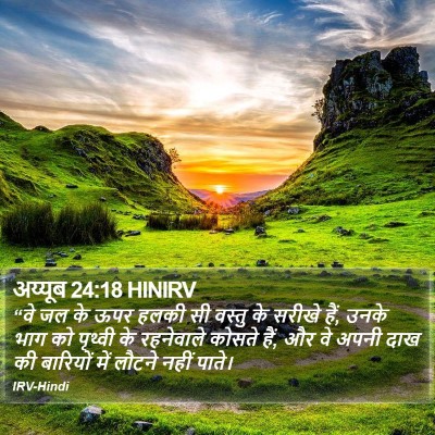 अय्यूब 24:18 HINIRV Bible Verse Image