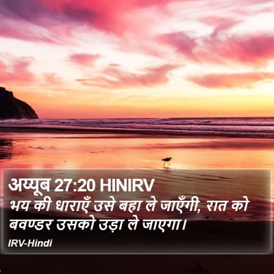 अय्यूब 27:20 HINIRV Bible Verse Image