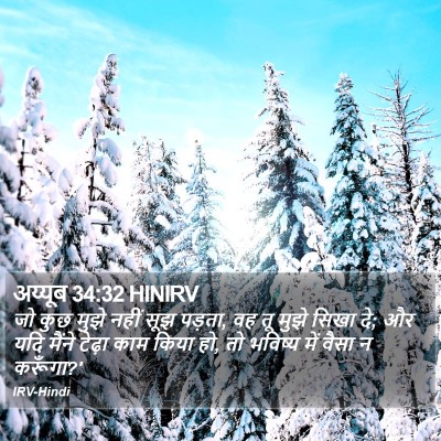 अय्यूब 34:32 HINIRV Bible Verse Image