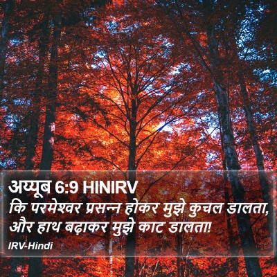 अय्यूब 6:9 HINIRV Bible Verse Image