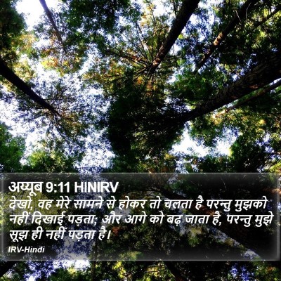 अय्यूब 9:11 HINIRV Bible Verse Image