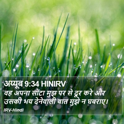 अय्यूब 9:34 HINIRV Bible Verse Image