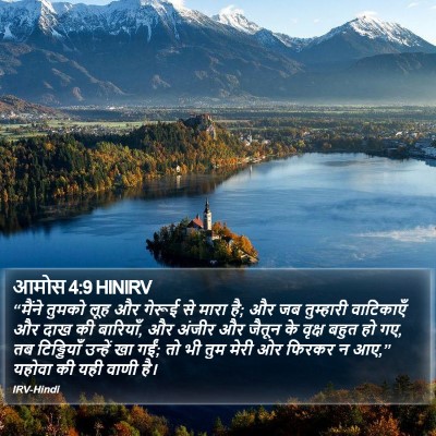 आमोस 4:9 HINIRV Bible Verse Image