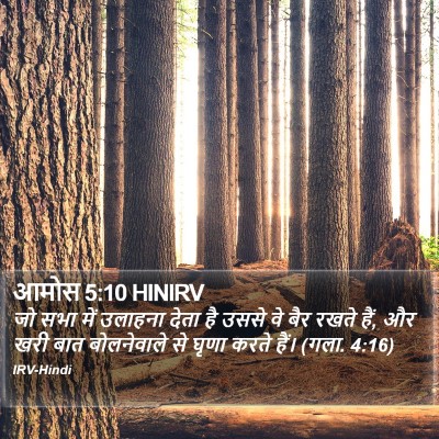 आमोस 5:10 HINIRV Bible Verse Image