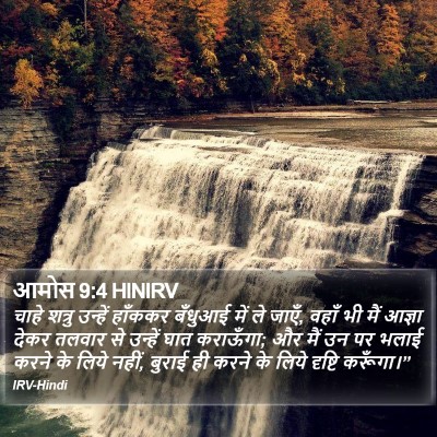 आमोस 9:4 HINIRV Bible Verse Image