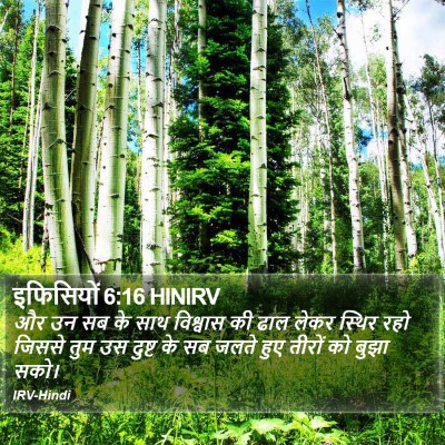 इफिसियों 6:16 HINIRV Bible Verse Image