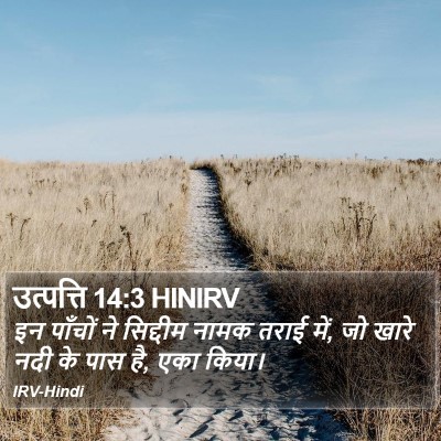 उत्पत्ति 14:3 HINIRV Bible Verse Image