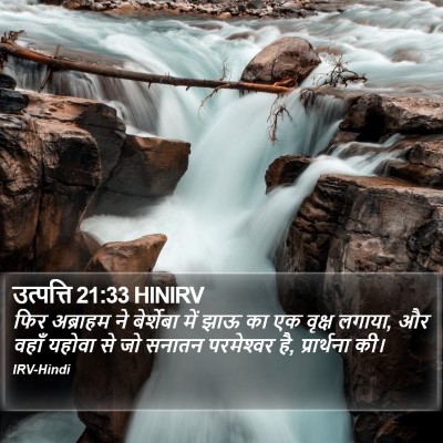 उत्पत्ति 21:33 HINIRV Bible Verse Image
