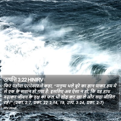 उत्पत्ति 3:22 HINIRV Bible Verse Image