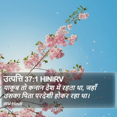 उत्पत्ति 37:1 HINIRV Bible Verse Image