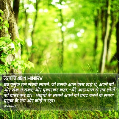 उत्पत्ति 45:1 HINIRV Bible Verse Image