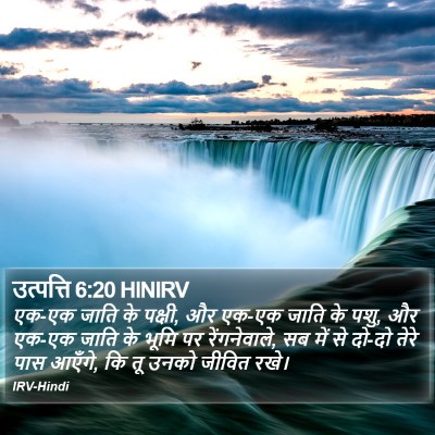 उत्पत्ति 6:20 HINIRV Bible Verse Image