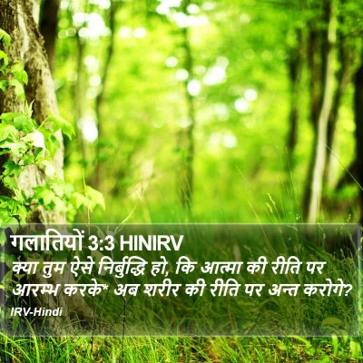 गलातियों 3:3 HINIRV Bible Verse Image