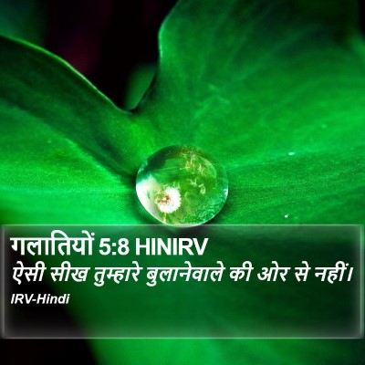 गलातियों 5:8 HINIRV Bible Verse Image